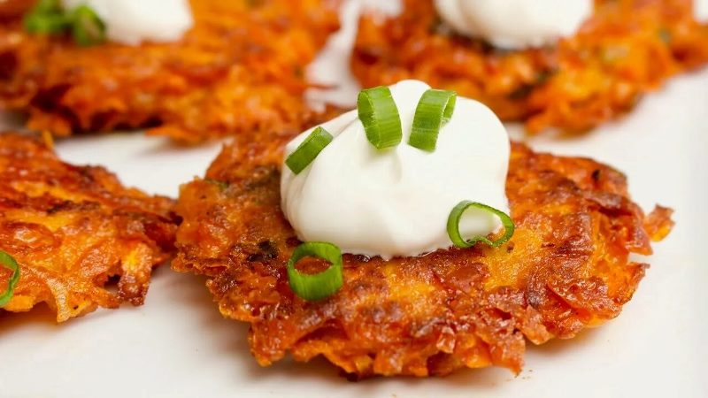 Latkes (Israel) traditional Christmas dish