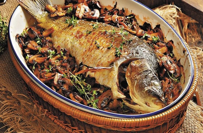 photo Christmas carp (Czech Republic)