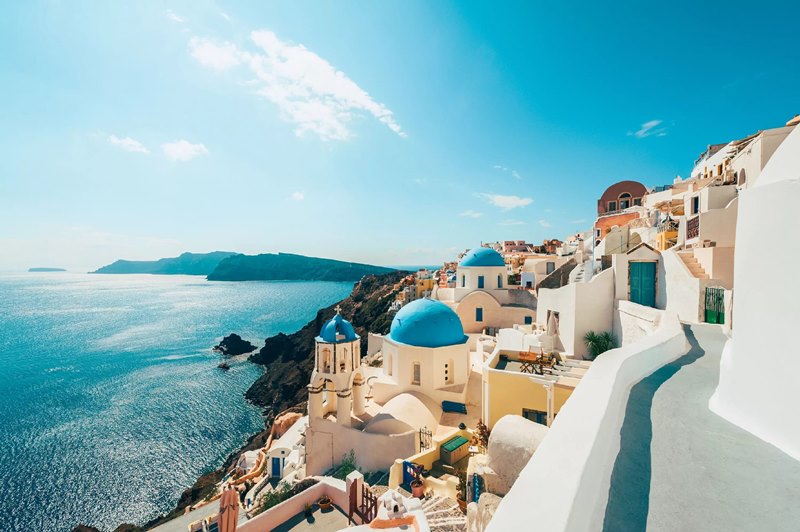 photo of santorini