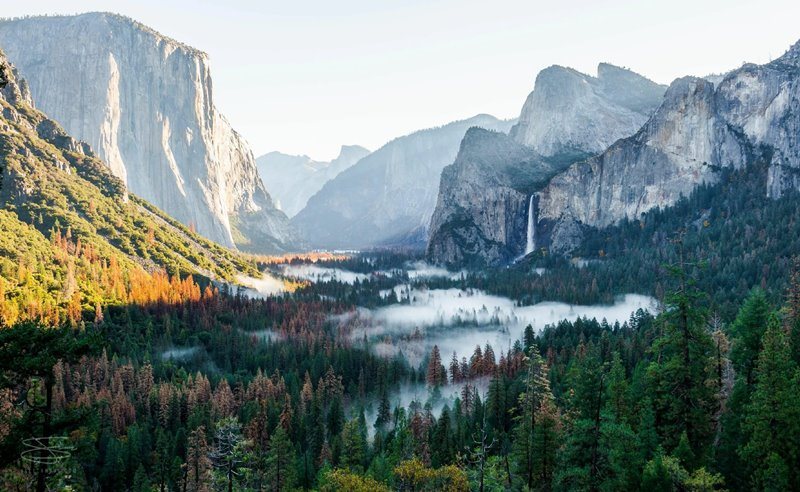 фото долини Йосеміті