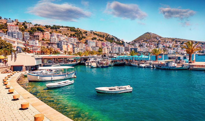 Карта Албании