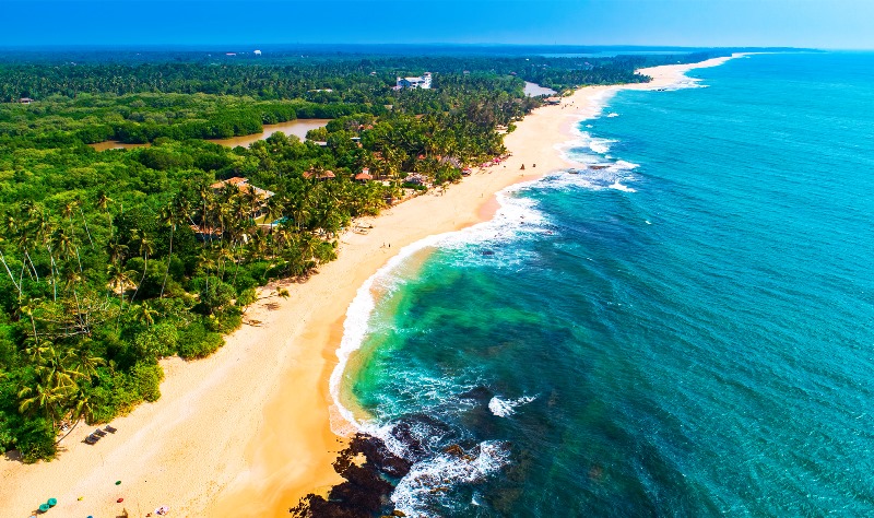 Шри-ланка на карте