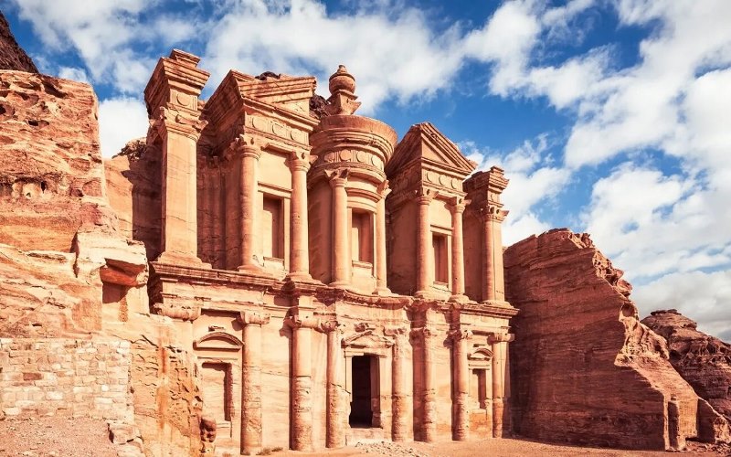 Ancient city of Petra in Jordan