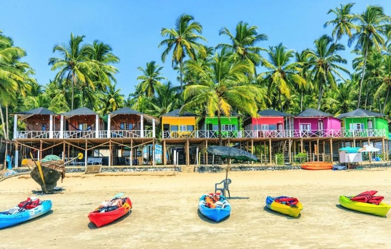 photo goa beach in winter