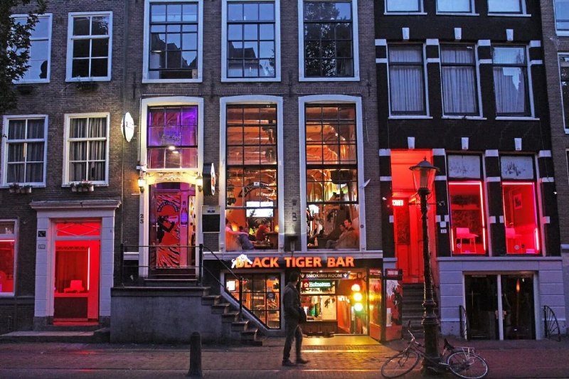 Red Light District in Amsterdam