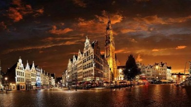 sights of Antwerp, Belgium