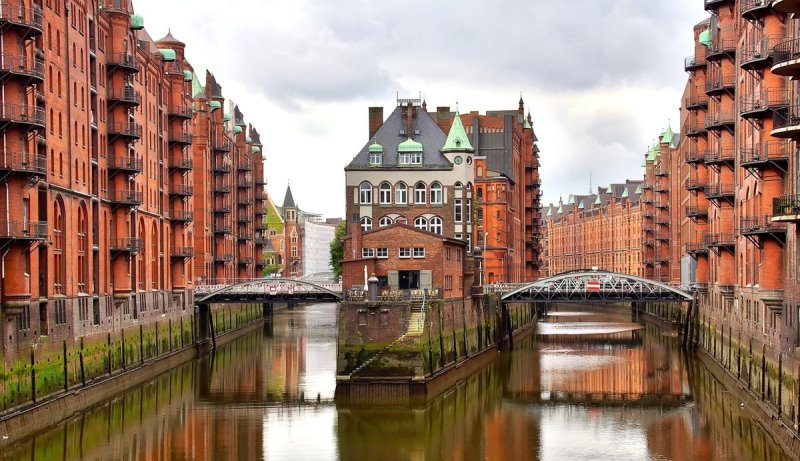 интересные места Гамбурга фото Шпайхерштадт
