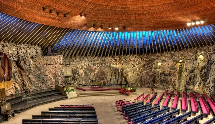 Helsinki in one day Rock Church