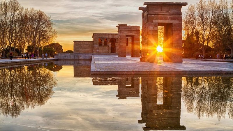 where to go in Madrid - Egyptian Temple of Debod