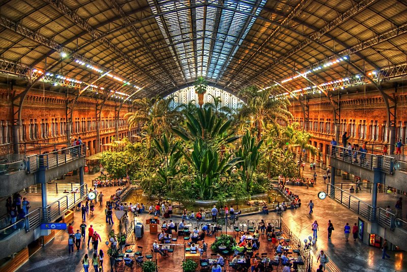 interesting places - Atocha Train Station