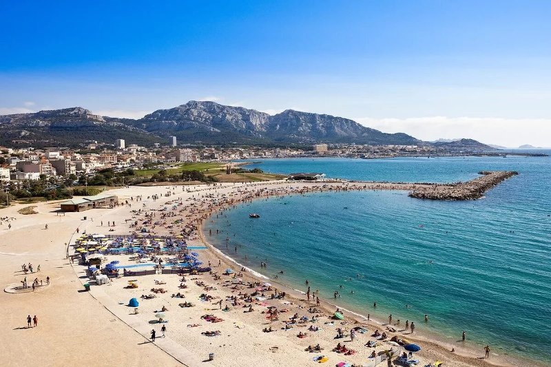 Prado beaches in Marseille