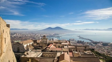 sights of Naples, Italy