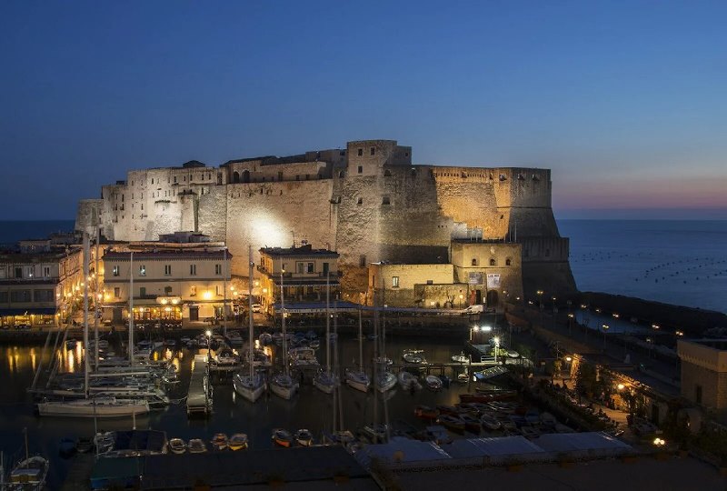 interesting places in Italy free photo Castel dell'Ovo Castle