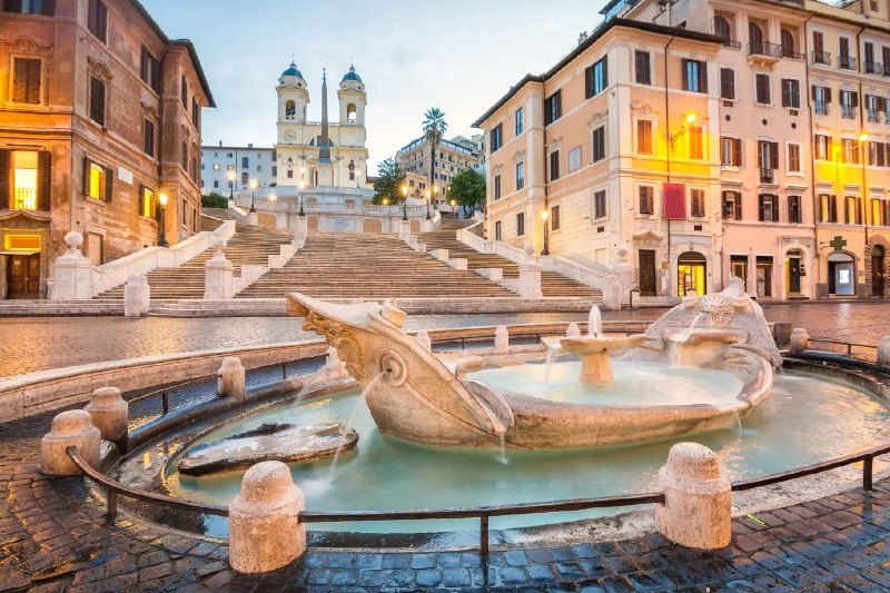 interesting places in Italy free photo Spanish Steps