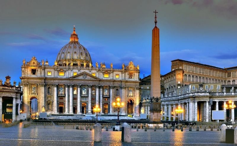 photo guide to Rome, Italy Cathedral and St. Peter's Square
